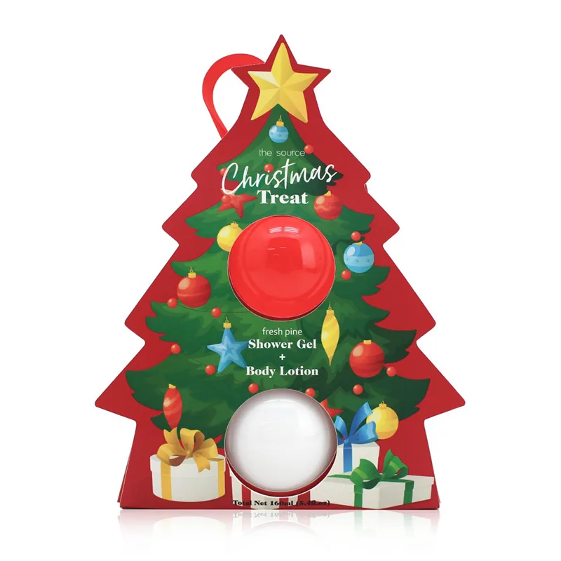 Kerst bodylotion douchegelset